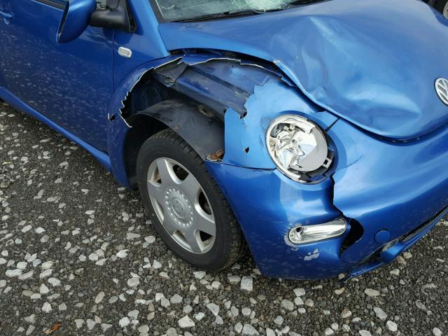 3VWCT21C81M411831 - 2001 VOLKSWAGEN NEW BEETLE 蓝色 照片 9