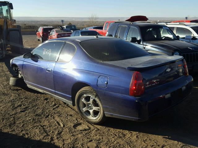 2G1WM15K569251943 - 2006 CHEVROLET MONTE CARL ლურჯი ფოტო 3