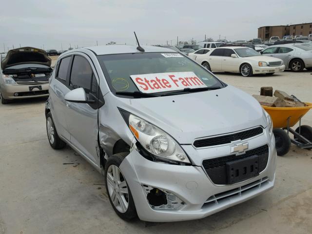 KL8CD6S97DC548221 - 2013 CHEVROLET SPARK 1LT SILVER photo 1