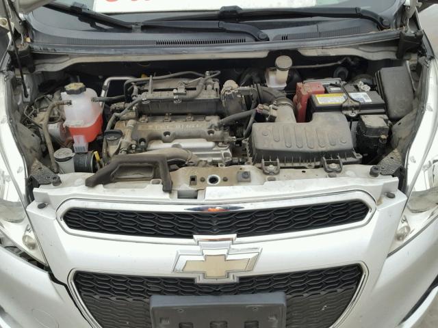 KL8CD6S97DC548221 - 2013 CHEVROLET SPARK 1LT SILVER photo 7