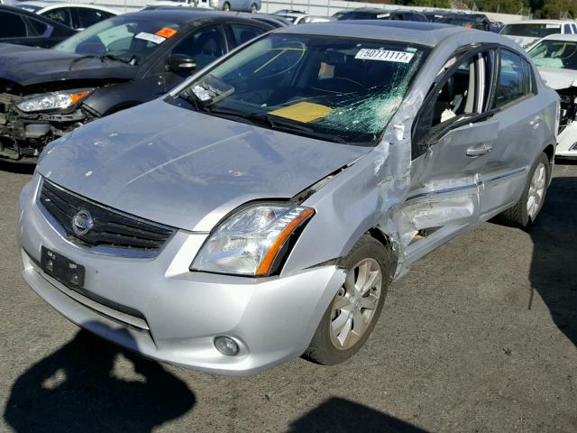 3N1AB6AP0CL747458 - 2012 NISSAN SENTRA 2.0 GRAY photo 2