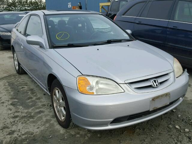 1HGEM22983L054877 - 2003 HONDA CIVIC EX SILVER photo 1