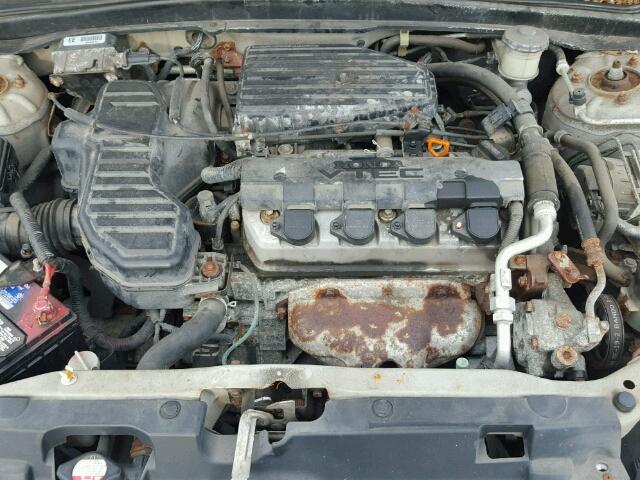 1HGEM22983L054877 - 2003 HONDA CIVIC EX SILVER photo 7