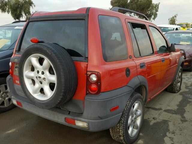 SALNY22252A391242 - 2002 LAND ROVER FREELANDER RED photo 4