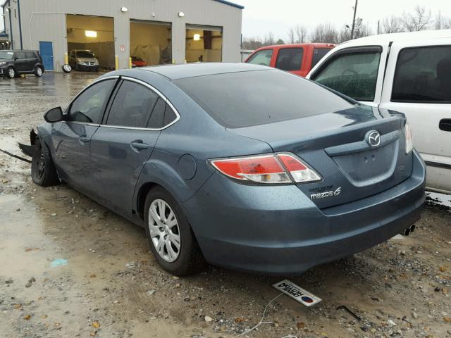 1YVHZ8BHXC5M33563 - 2012 MAZDA 6 I BLUE photo 3