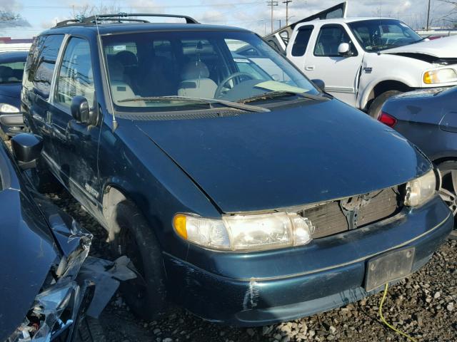 4N2ZN1114WD827102 - 1998 NISSAN QUEST XE GREEN photo 1