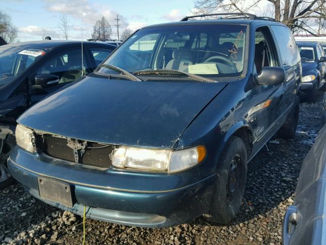 4N2ZN1114WD827102 - 1998 NISSAN QUEST XE GREEN photo 2