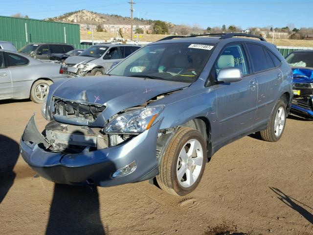 2T2HA31U76C093984 - 2006 LEXUS RX 330 BLUE photo 2