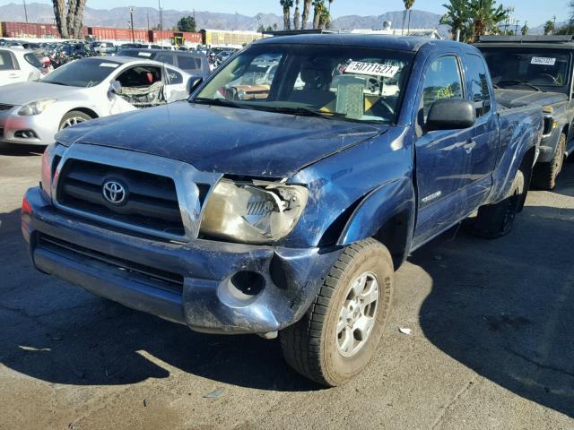 5TETX62N07Z435552 - 2007 TOYOTA TACOMA PRE BLUE photo 2