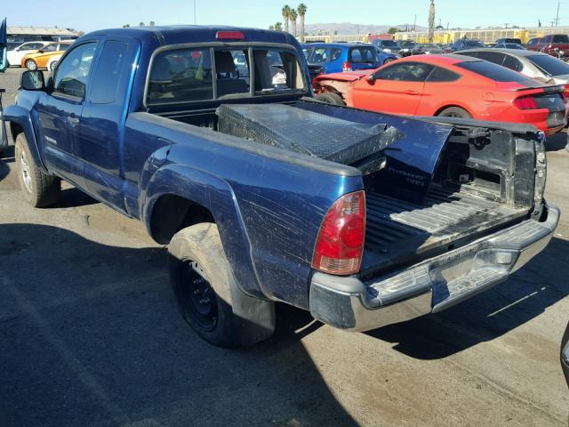 5TETX62N07Z435552 - 2007 TOYOTA TACOMA PRE BLUE photo 3