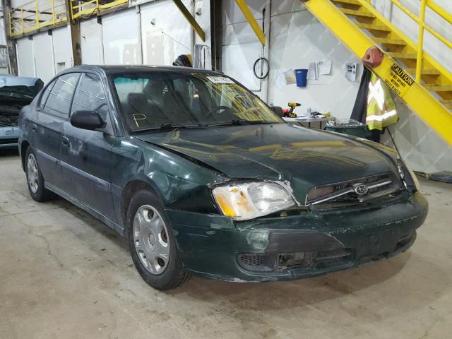 4S3BE635327215466 - 2002 SUBARU LEGACY L GREEN photo 1