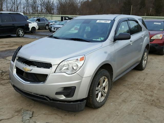 2GNFLCEK4C6113823 - 2012 CHEVROLET EQUINOX LS SILVER photo 2