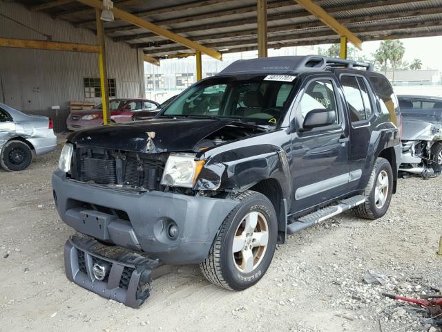 5N1AN08W66C509009 - 2006 NISSAN XTERRA OFF BLACK photo 2