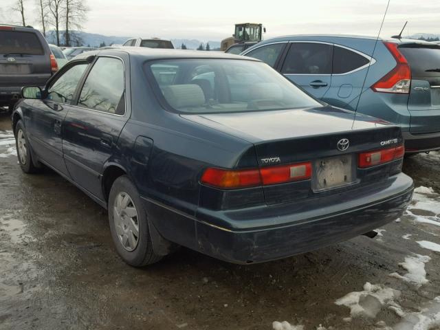 4T1BG22KXVU060636 - 1997 TOYOTA CAMRY CE BLUE photo 3