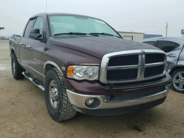 3D7KA28D54G160245 - 2004 DODGE RAM 2500 S MAROON photo 1