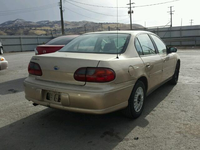 1G1ND52J33M637824 - 2003 CHEVROLET MALIBU GOLD photo 4