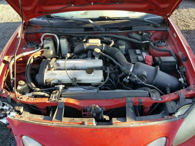3FAKP1136XR107332 - 1999 FORD ESCORT ZX2 RED photo 7