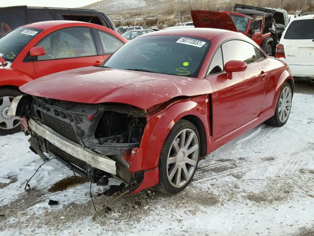 TRUWT28N511048575 - 2001 AUDI TT QUATTRO RED photo 2