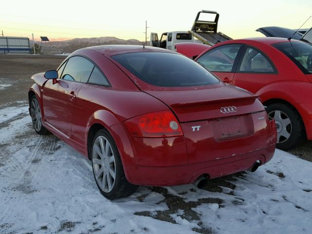 TRUWT28N511048575 - 2001 AUDI TT QUATTRO RED photo 3