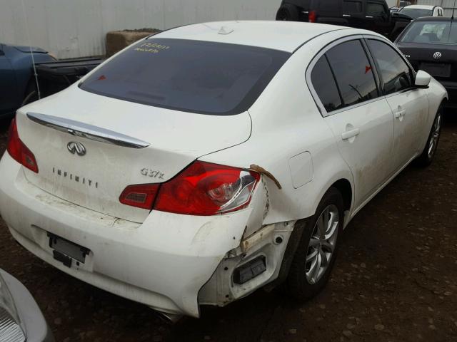 JNKCV61F19M364226 - 2009 INFINITI G37 WHITE photo 4