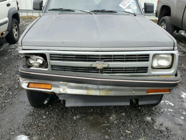 1GNDT13Z2N2114254 - 1992 CHEVROLET BLAZER S10 GRAY photo 7