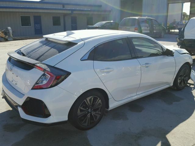 SHHFK7H54HU233209 - 2017 HONDA CIVIC EX WHITE photo 4