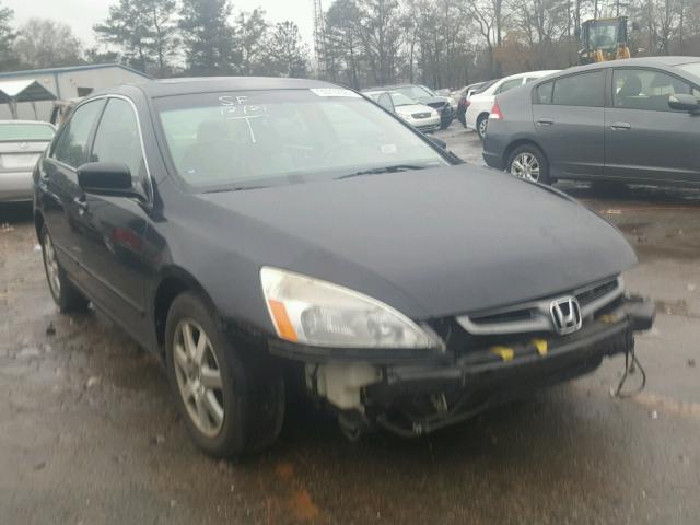 1HGCM66515A054742 - 2005 HONDA ACCORD EX BLACK photo 1