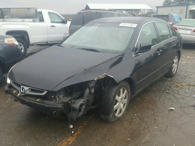 1HGCM66515A054742 - 2005 HONDA ACCORD EX BLACK photo 2