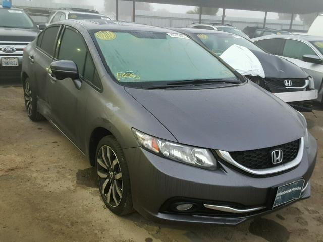 19XFB2F99EE256061 - 2014 HONDA CIVIC EXL 灰色 照片 1