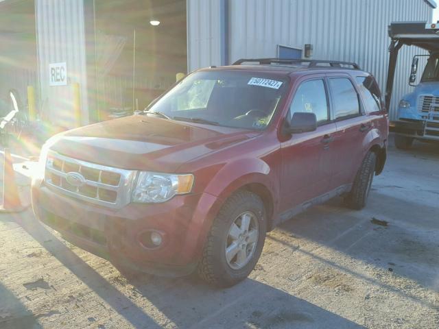 1FMCU93G49KA09022 - 2009 FORD ESCAPE XLT RED photo 2