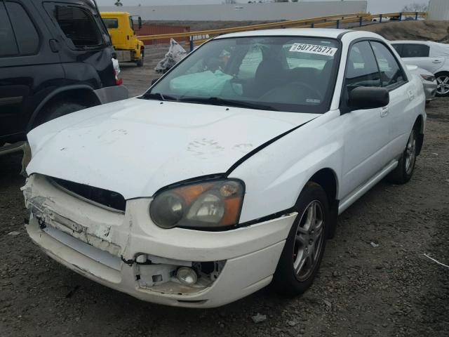 JF1GD67595H519294 - 2005 SUBARU IMPREZA RS WHITE photo 2