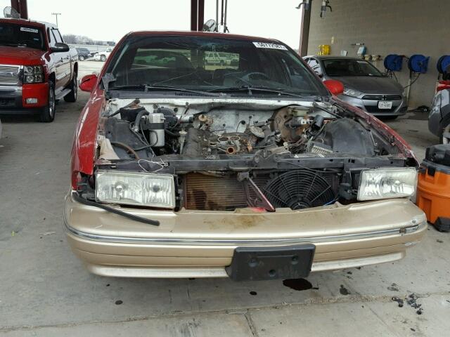 1G1BL52WXSR141194 - 1995 CHEVROLET CAPRICE CL RED photo 10