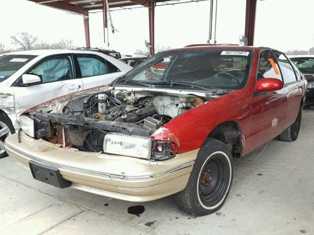 1G1BL52WXSR141194 - 1995 CHEVROLET CAPRICE CL RED photo 2