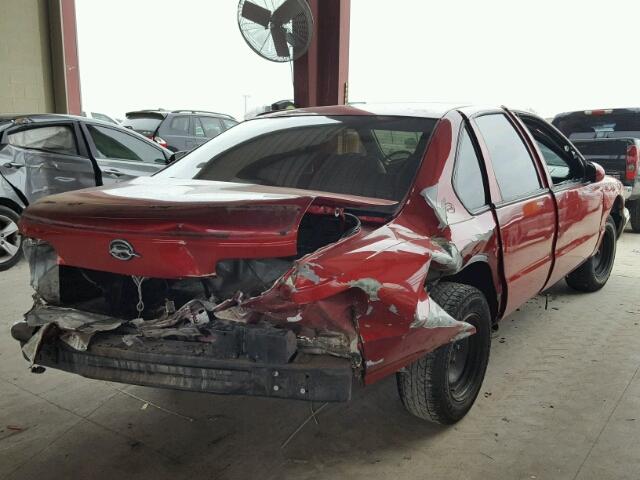 1G1BL52WXSR141194 - 1995 CHEVROLET CAPRICE CL RED photo 4