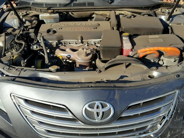 4T1BB46K09U071719 - 2009 TOYOTA CAMRY HYBR CHARCOAL photo 7