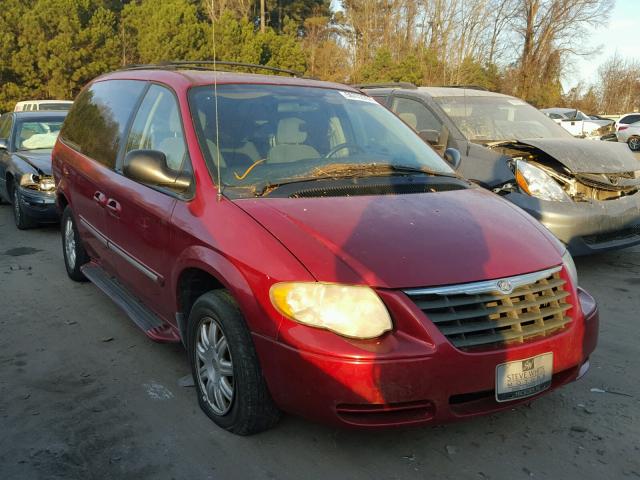 2C4GP54L35R581874 - 2005 CHRYSLER TOWN & COU BURGUNDY photo 1