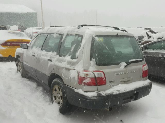 JF1SF63551H761911 - 2001 SUBARU FORESTER L GRAY photo 3