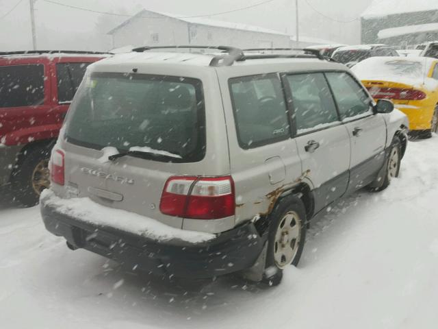 JF1SF63551H761911 - 2001 SUBARU FORESTER L GRAY photo 4