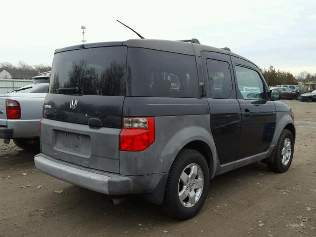 5J6YH28233L016848 - 2003 HONDA ELEMENT DX BLACK photo 4