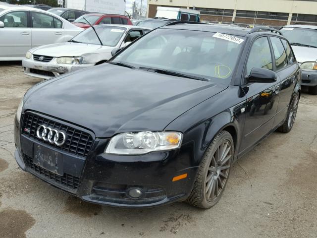 WAUSF78E27A269263 - 2007 AUDI A4 S-LINE BLACK photo 2