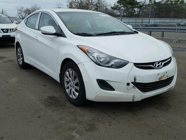 5NPDH4AE6DH161313 - 2013 HYUNDAI ELANTRA GL WHITE photo 1