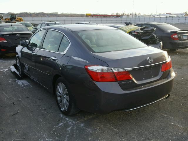 1HGCR2F70EA044215 - 2014 HONDA ACCORD EX GRAY photo 3