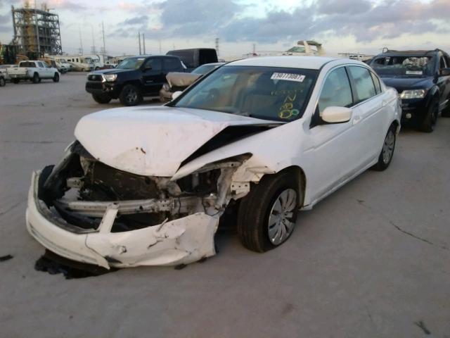 1HGCP26399A182862 - 2009 HONDA ACCORD LX WHITE photo 2