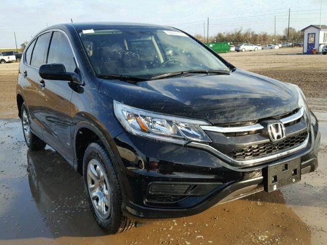 3CZRM3H38GG707522 - 2016 HONDA CR-V LX BLACK photo 1