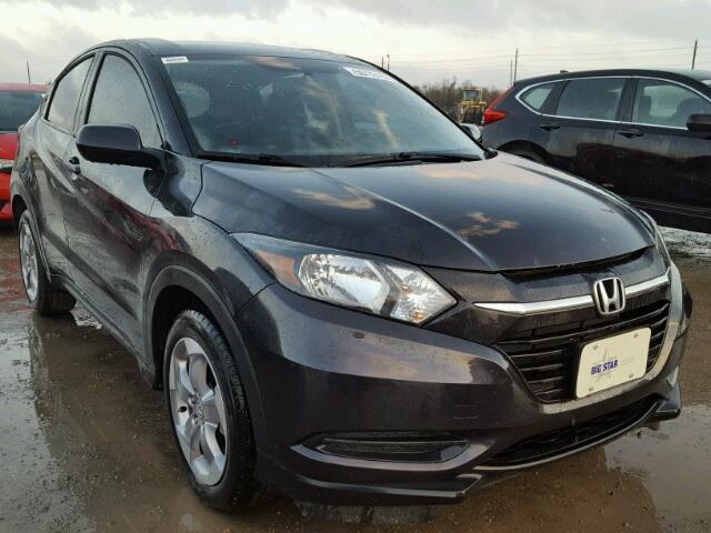 3CZRU5H33HG702757 - 2017 HONDA HR-V LX BLACK photo 1