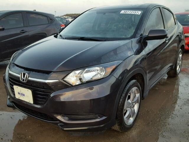 3CZRU5H33HG702757 - 2017 HONDA HR-V LX BLACK photo 2