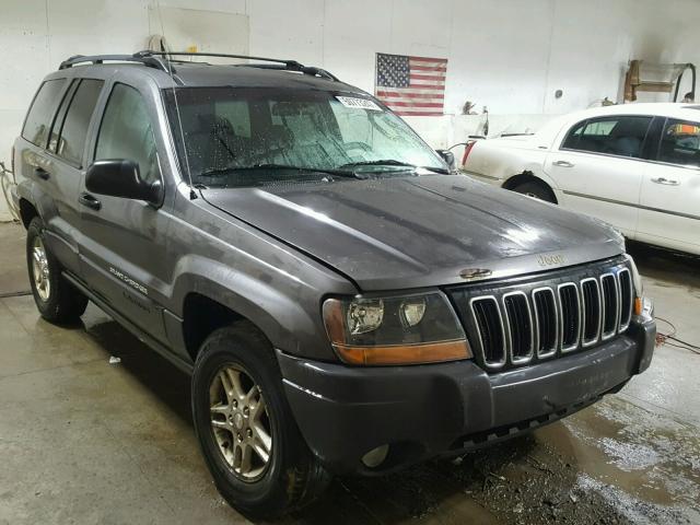 1J4GW48S74C322983 - 2004 JEEP GRAND CHER GRAY photo 1