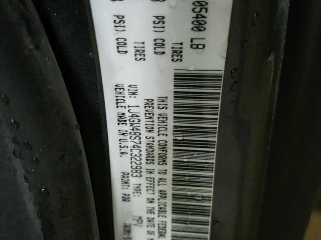 1J4GW48S74C322983 - 2004 JEEP GRAND CHER GRAY photo 10