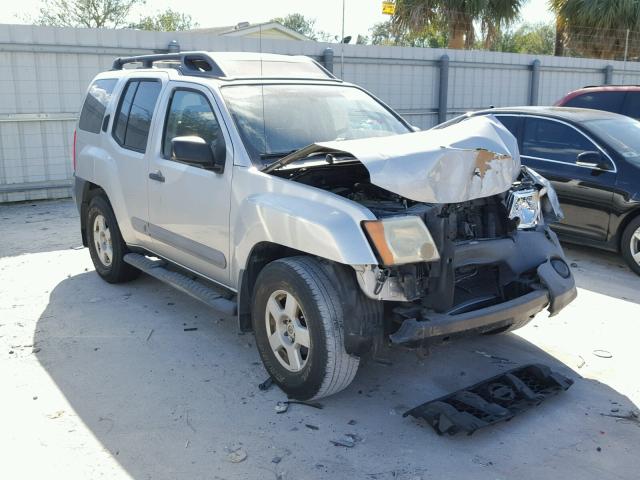 5N1AN08U15C611458 - 2005 NISSAN XTERRA OFF SILVER photo 1