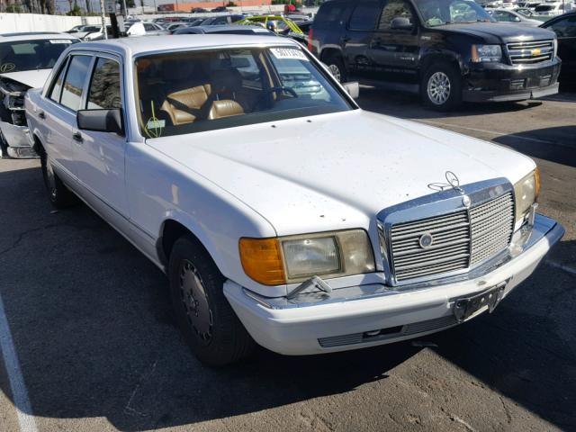 WDBCA35E0MA592112 - 1991 MERCEDES-BENZ 420 SEL WHITE photo 1